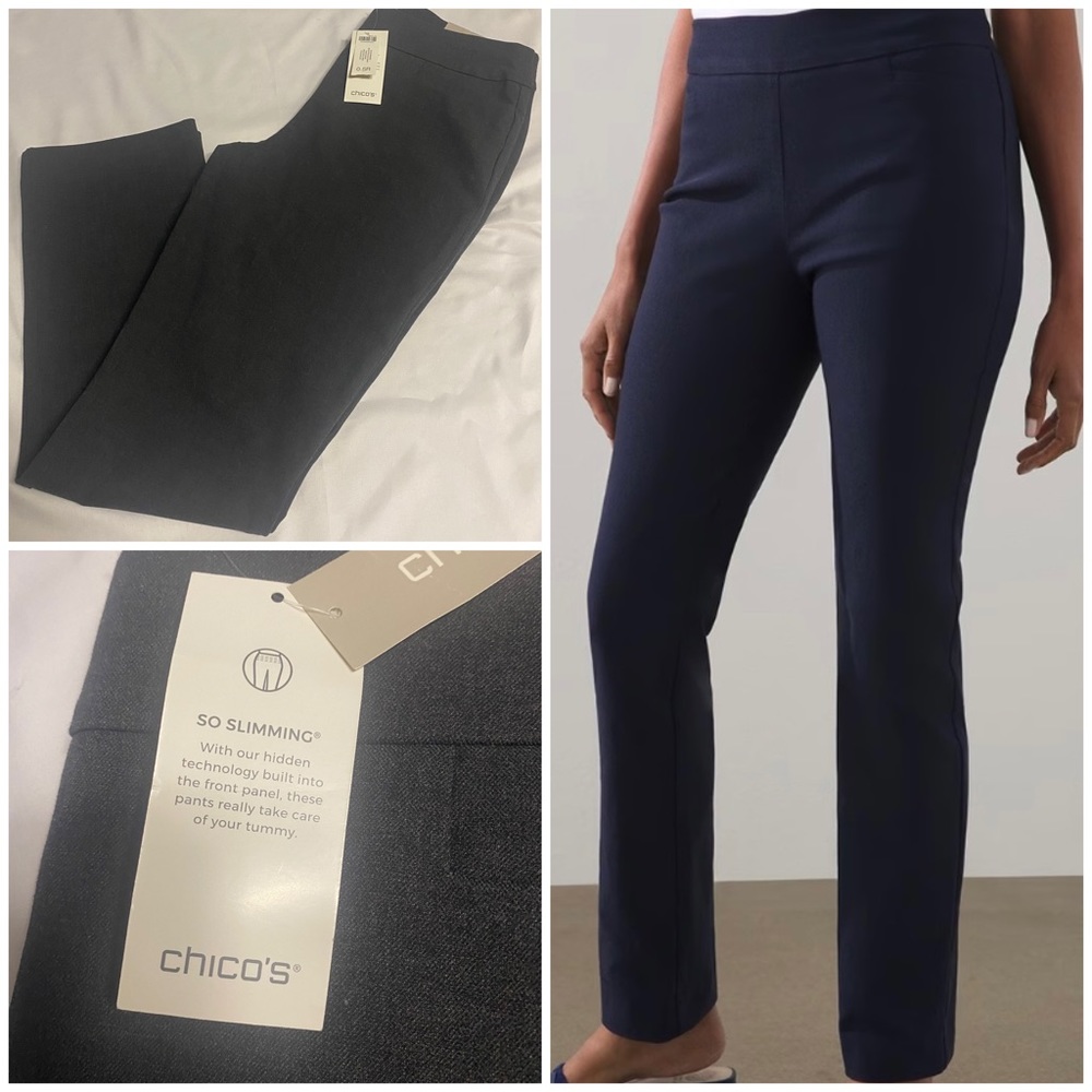 Chicos Brigitte So Slimming Pant (heather grey)
